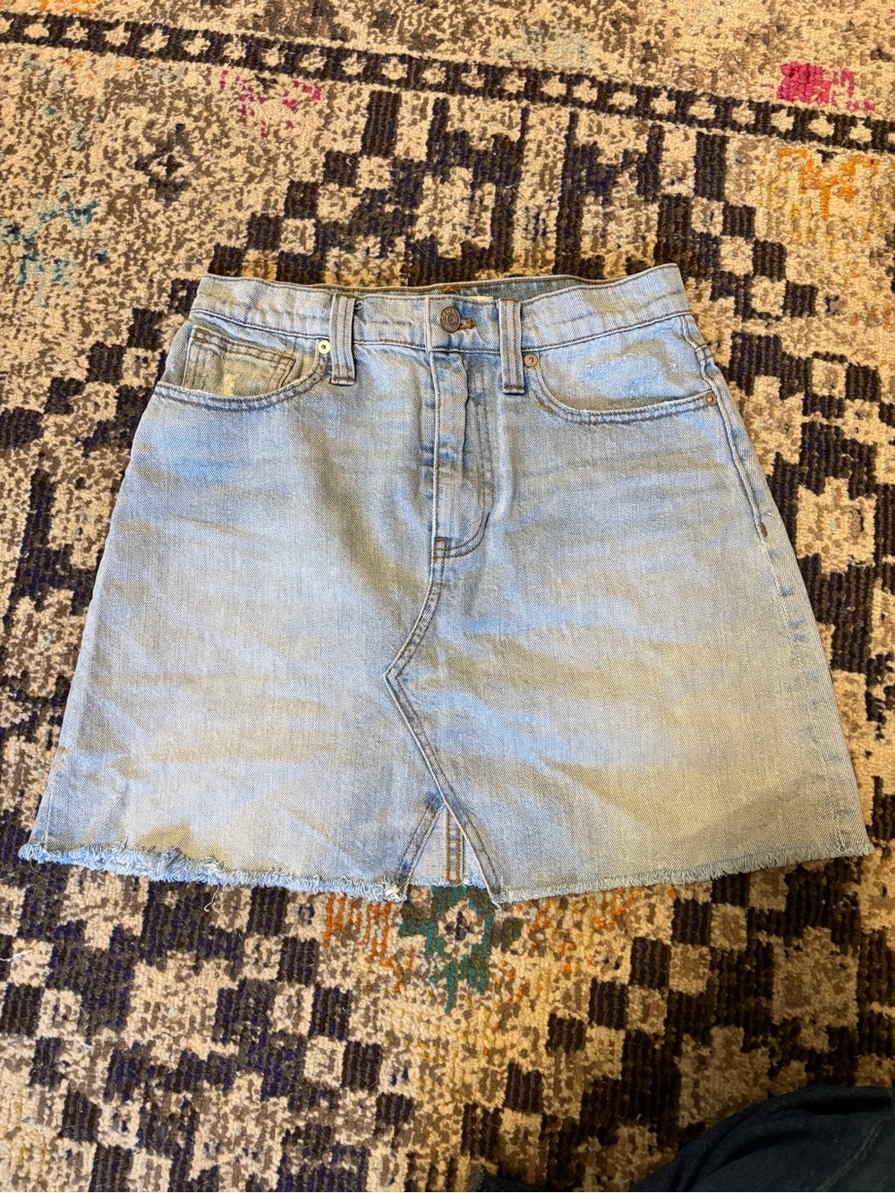 Madewell denim mini skirt- size 26